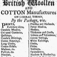 Advertisement for Guest and Bancker from Poulson's American Daily Advertiser Phila 12-04-1809