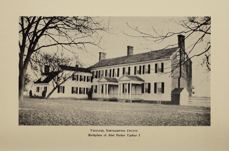 "Vaucluse," Andrews, Upshur Family in Virginia, 53.